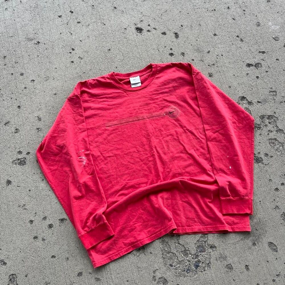 Vintage 2000s Nike Streetwear Y2K Graphic Longsleeve Shirt